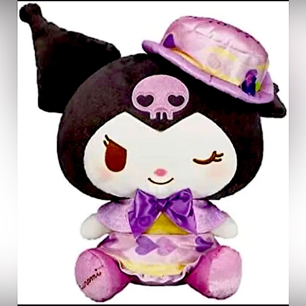Kuromi plush by Sanrio happy birthday limited edition new in bag with tags